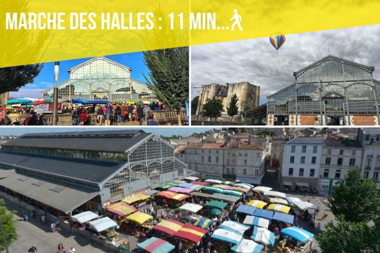 Ferienwohnung Votre Escale - Le Petit Montmartre Niort Exterior foto